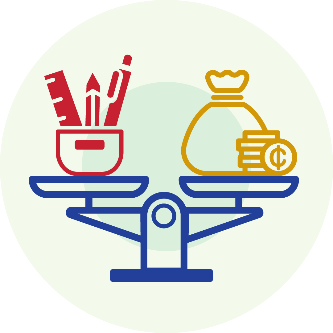 PEER icon financing education - primary and secondary education